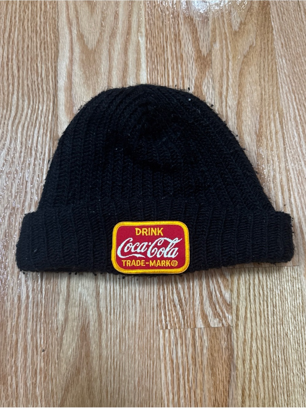Vintage Coca Cola Beanie Unisex Black Winter Hat